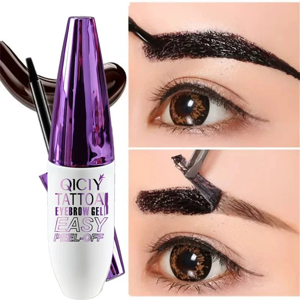 3 - Day Long - Lasting Eyebrow Gel Easy peel - off application Smudge - proof, sweat - resistant & waterproof Creates perfect, natural - looking brows Suitable for all skin types - VELORA