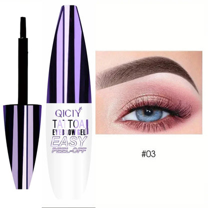 3 - Day Long - Lasting Eyebrow Gel Easy peel - off application Smudge - proof, sweat - resistant & waterproof Creates perfect, natural - looking brows Suitable for all skin types - VELORA