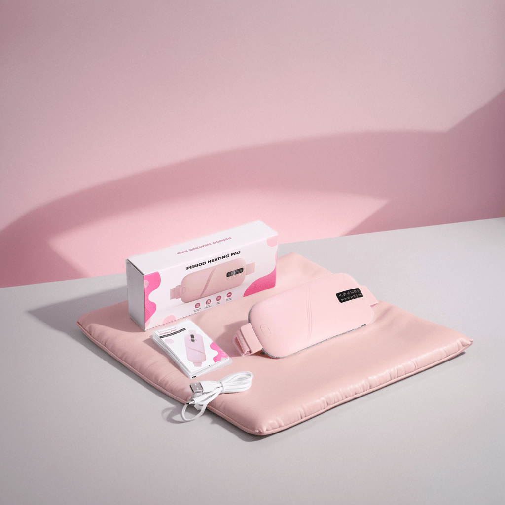 Rechargeable Menstrual Heating Pad | Period Pain Relief Belt & Heated Waist Massager - VELORA