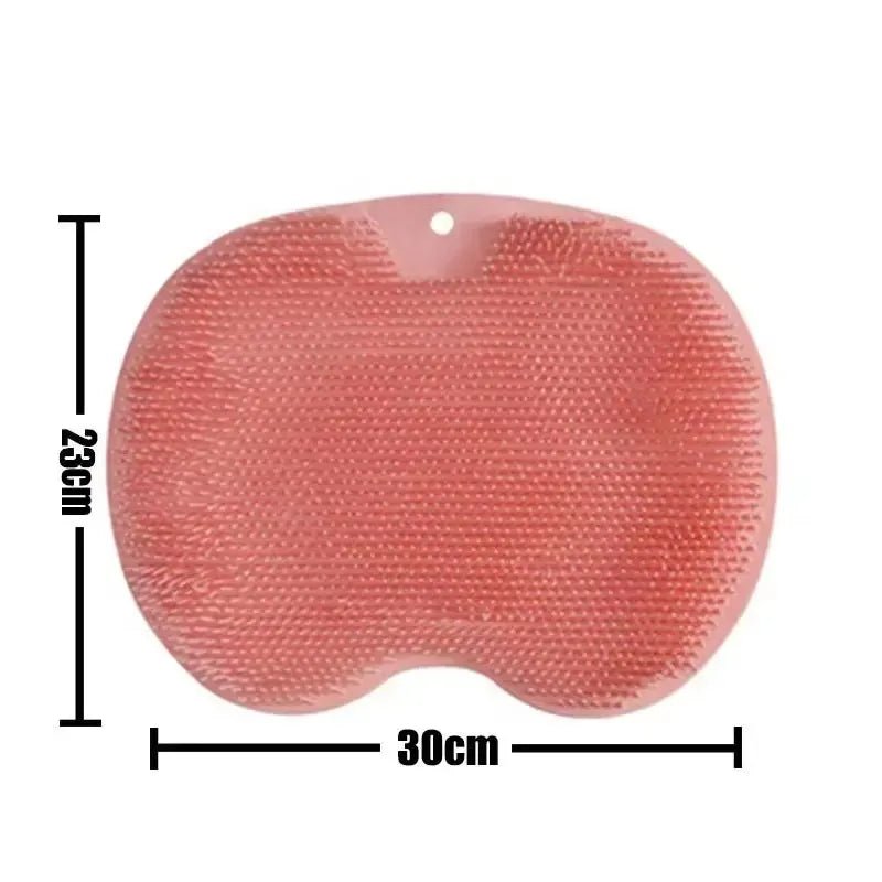 Silicone Foot & Body Wash Brush Gentle silicone bristles for exfoliation Massage and cleanse feet and body Wall - mounted with suction cup for easy use Perfect for shower and bath - VELORA