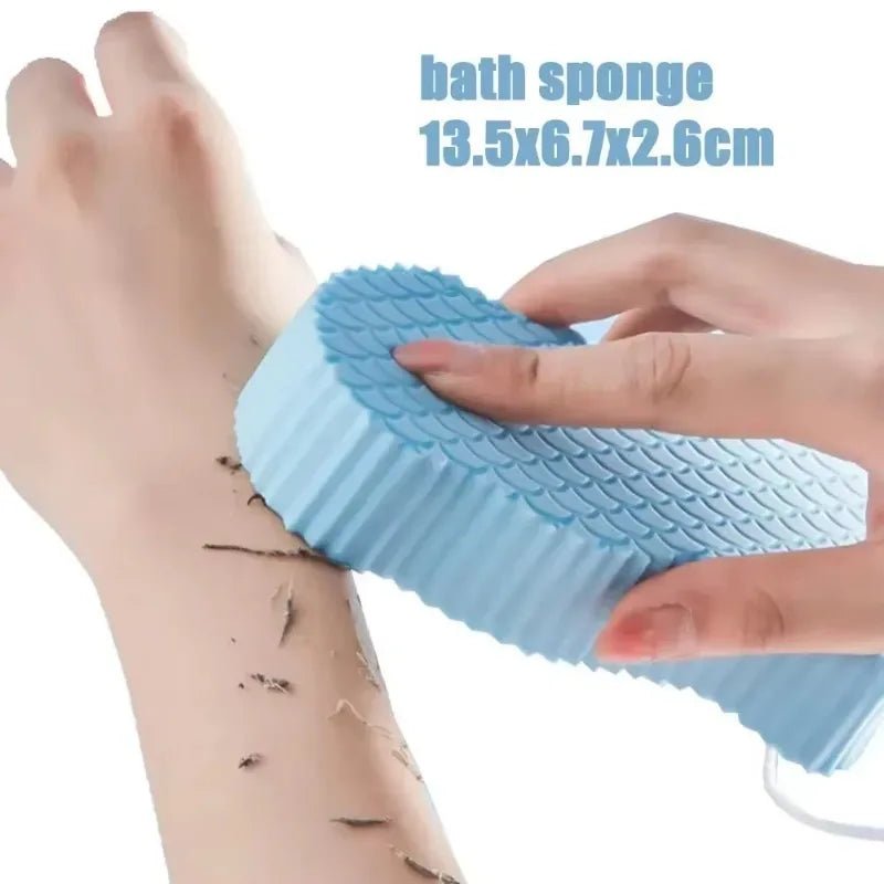 Silicone Foot & Body Wash Brush Gentle silicone bristles for exfoliation Massage and cleanse feet and body Wall - mounted with suction cup for easy use Perfect for shower and bath - VELORA