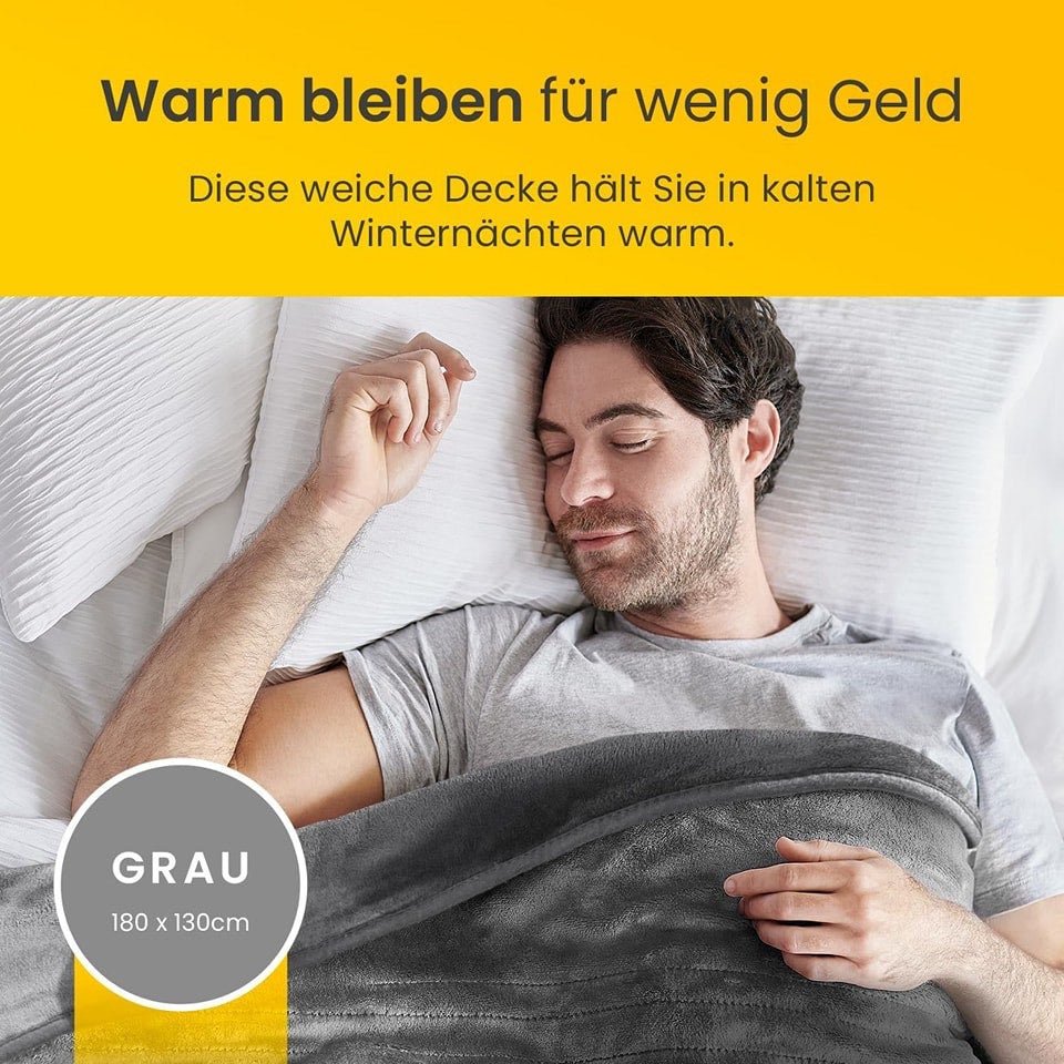 Thick Electric Heating Blanket (220V): Perfect winter warmth and deep sleep. - VELORA
