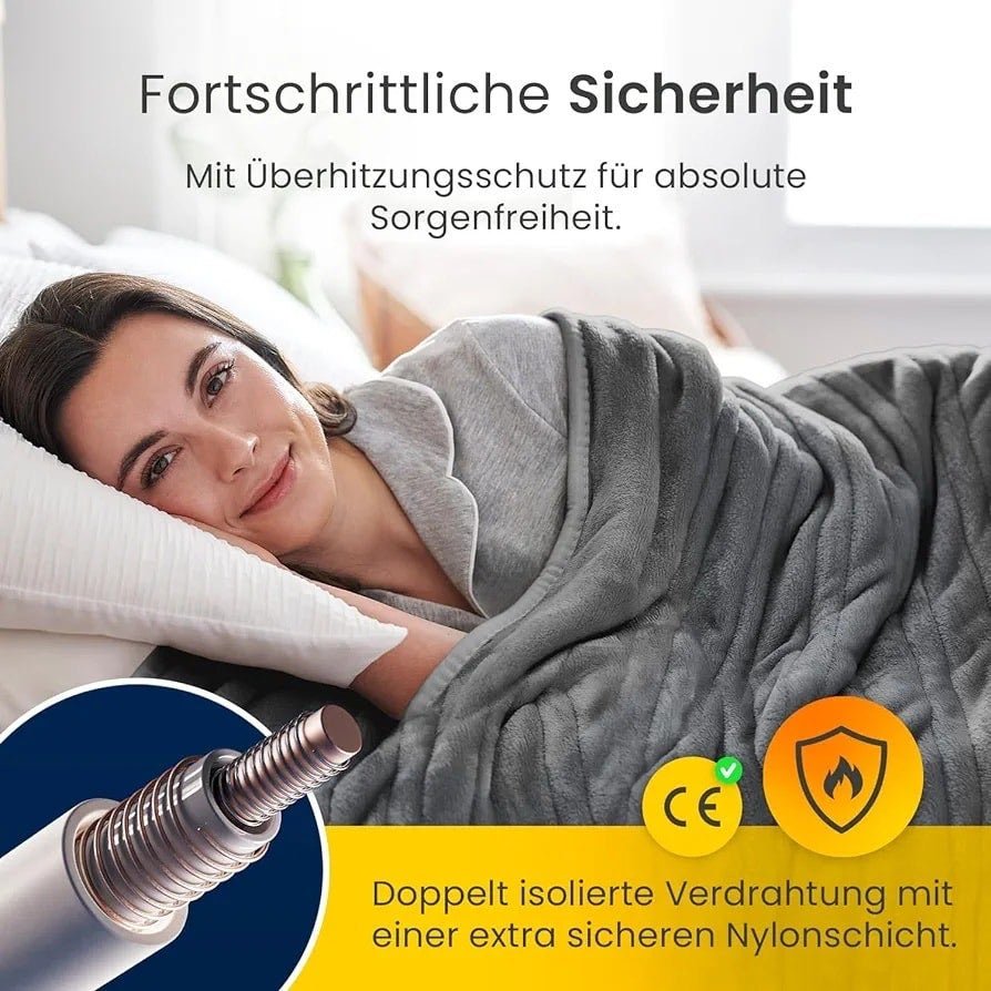 Thick Electric Heating Blanket (220V): Perfect winter warmth and deep sleep. - VELORA
